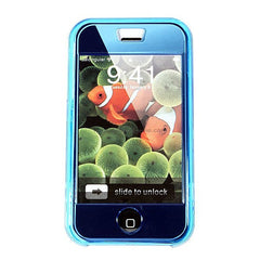 Crystal Case for iPhone (Translucent Blue)