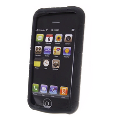 Silicone Case for iPhone (Black) 